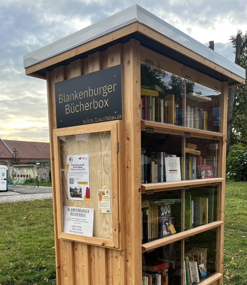 Foto neue Bücherbox